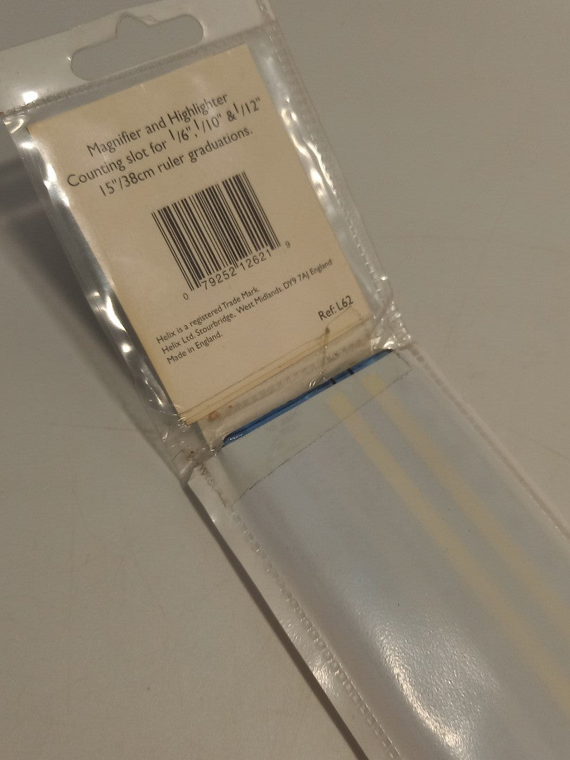 Helix Computer Print Out Rule Ruler New in Packaging