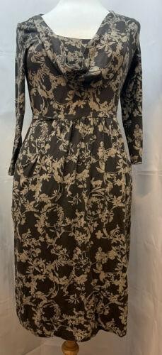 White Stuff Veronica Dress - Gunmetal Grey - Size 12 - BNWT