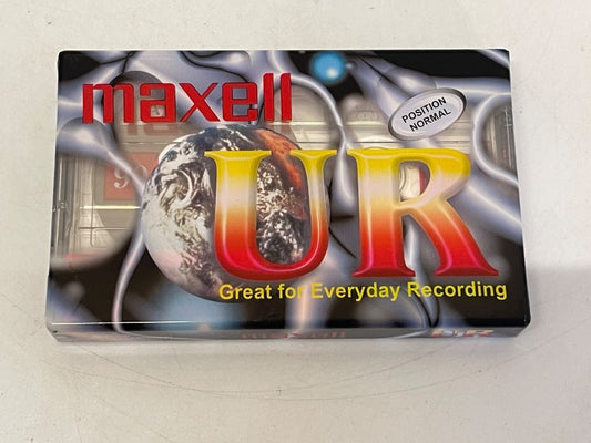 Maxell UR 90 Audio Cassette Blank Recordable Tape - New Sealed