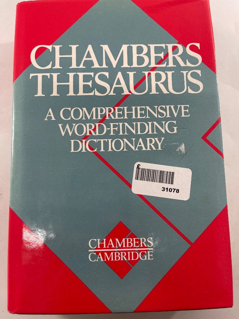 Chambers Thesaurus: A Comprehensive Word-Finding Dictionary Hardback VGC
