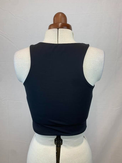 Me + Em Black Sportswear Cropped Vest Size 10 Activewear