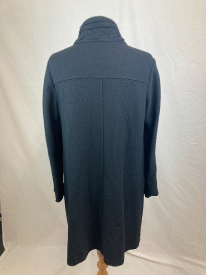 Chesca - Women's UK Size 16, Black Wool and Acrylic Cape Coat