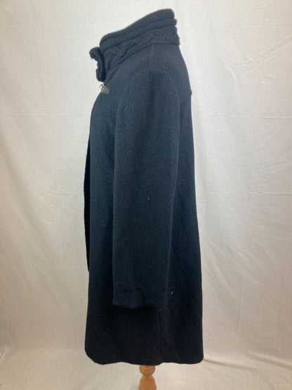 Chesca - Women's UK Size 16, Black Wool and Acrylic Cape Coat