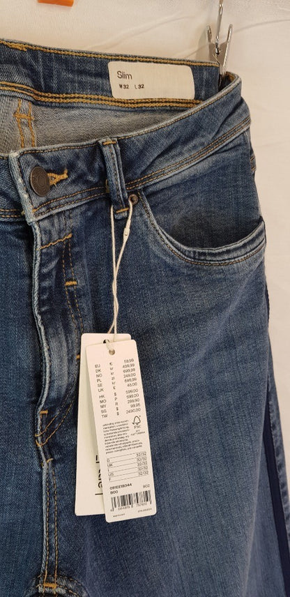 ESPRIT Mens Blue Slim Fit Jeans W32 L32 BNWT