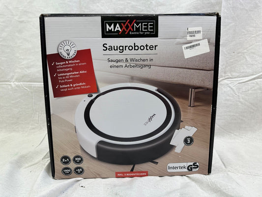 MaxxMee 2-in-1 Robotic Vacuum Cleaner - Fully automated robot vacuum cleaner wit