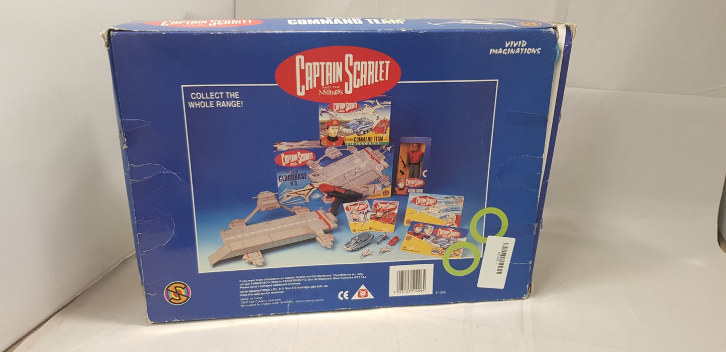 Vivid 1993, 90's Captain Scarlet Spectrum Command Team Boxed Set VGC