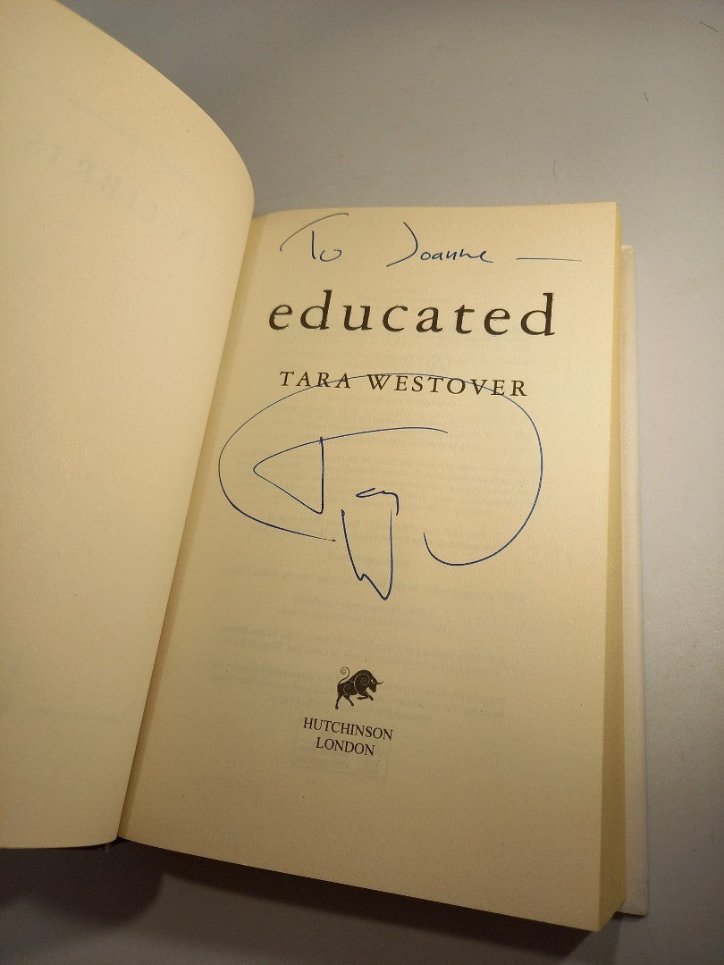 Educated by Tara Westover Signed by Author Hardcover Book - 2018