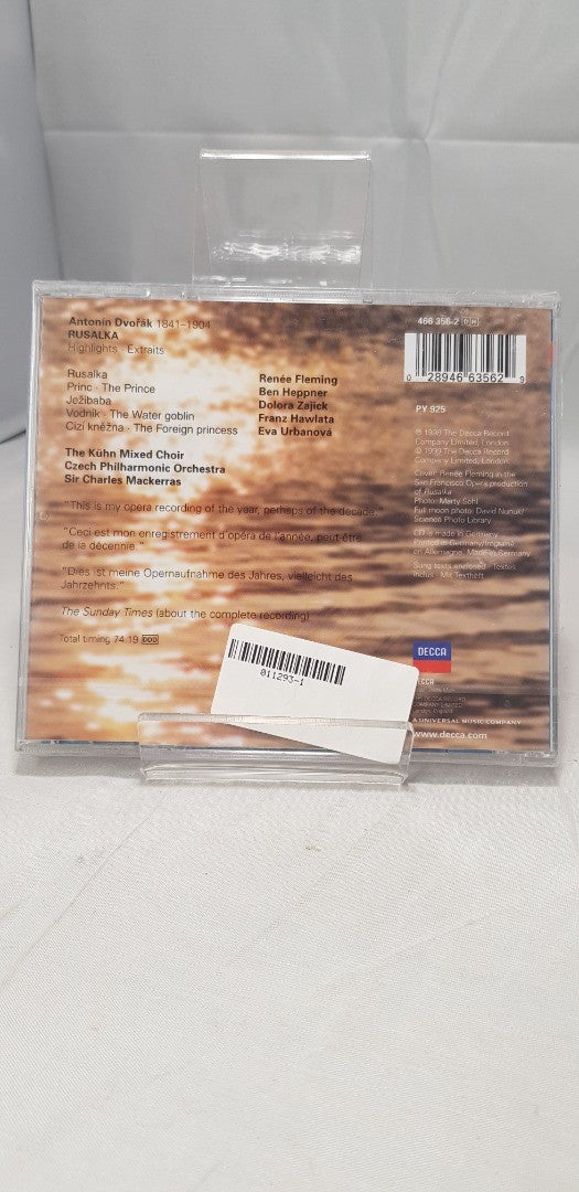 Dvorak Rusalka Czech Philharmonic Orchestra - CD - VGC