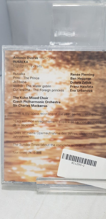 Dvorak Rusalka Czech Philharmonic Orchestra - CD - VGC