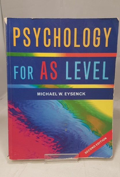 Eysenck: Psychology for AS Level, Michael W. Eysenck, Used; Good Book
