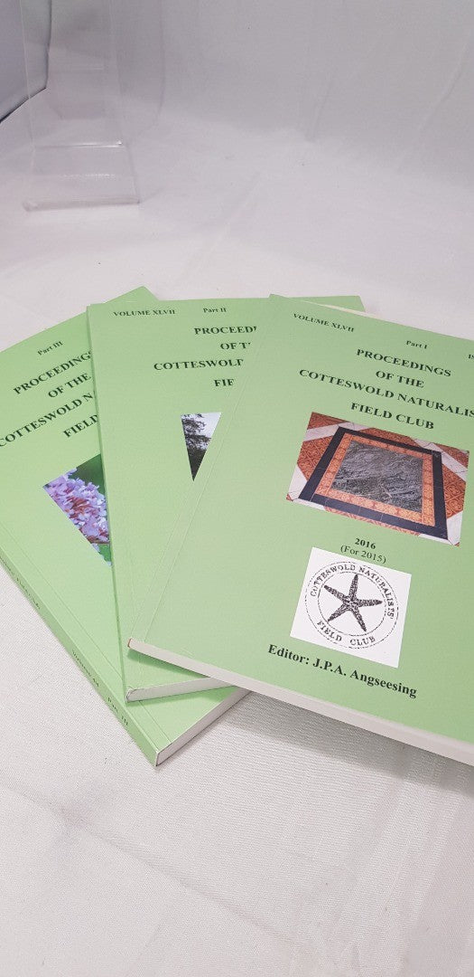 Proceedings of the Cotteswold Naturalists Field Club 2016, 2017, 2021  (x3 books) VGC
