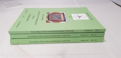Proceedings of the Cotteswold Naturalists Field Club 2016, 2017, 2021  (x3 books) VGC
