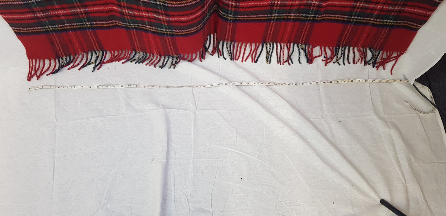 James Pringle Weavers Royal Stewart Blanket/Throw VGC