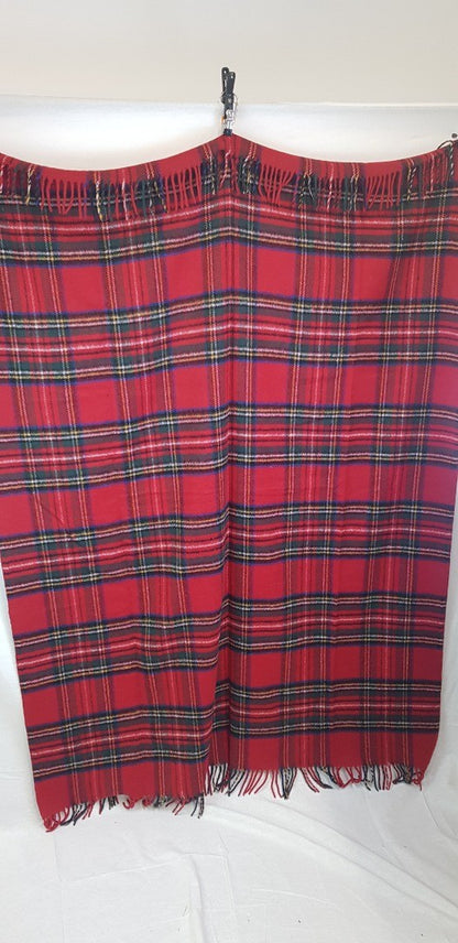 James Pringle Weavers Royal Stewart Blanket/Throw VGC