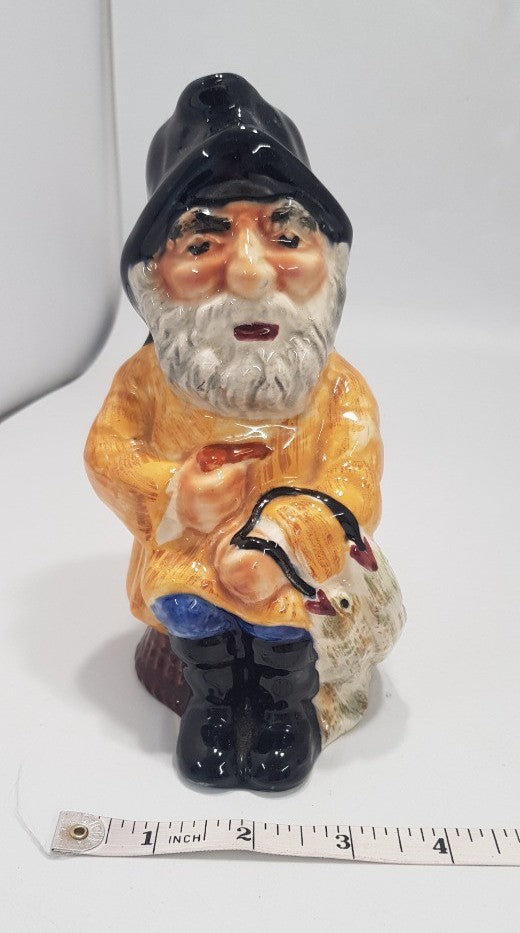 Shorter and Son Ltd Toby Jug 'The Fisherman' Genuine Staffordshire Hand Painted