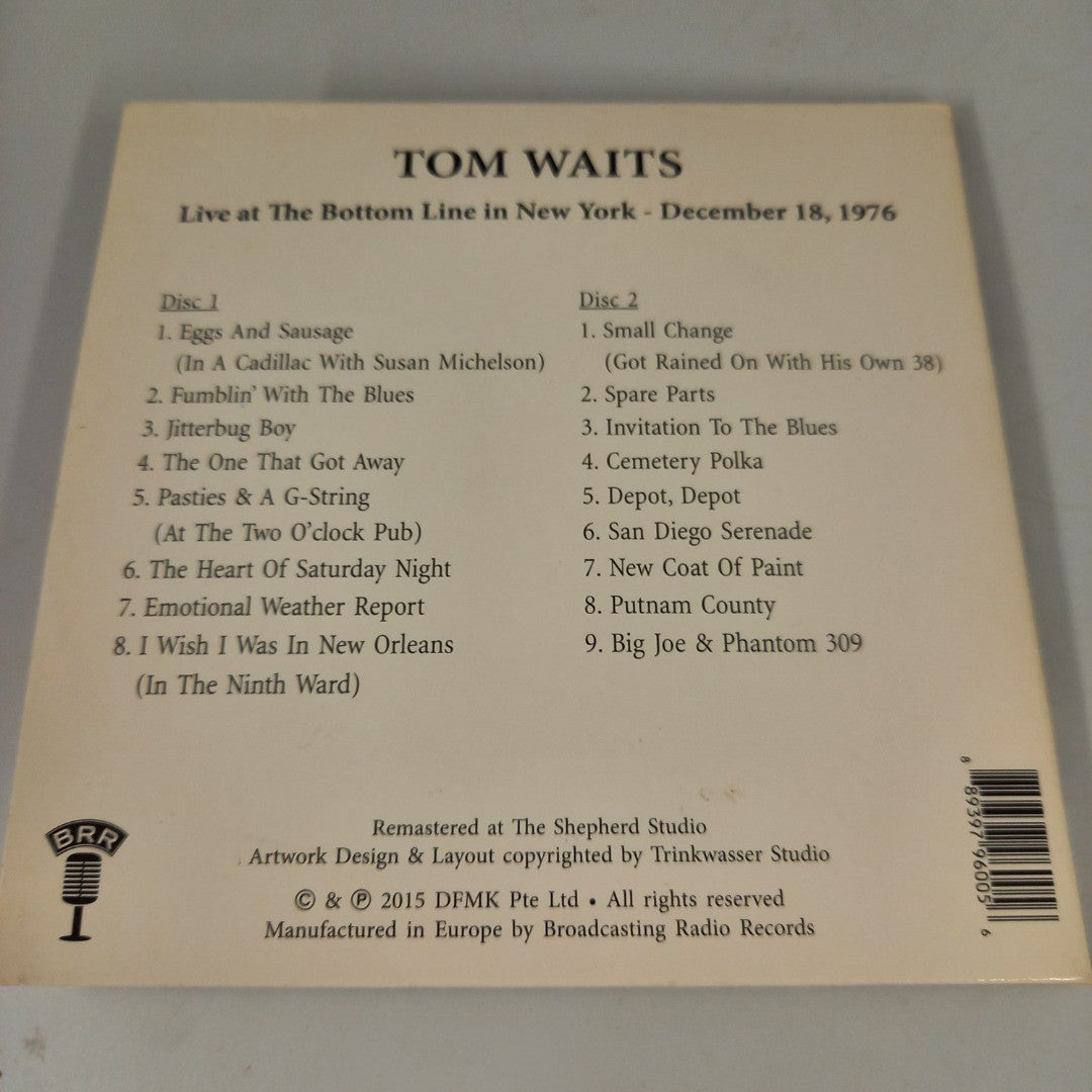 Tom Waits Emotional Weather Report - Live at The Bottom Line NY - Dec 76 - CD