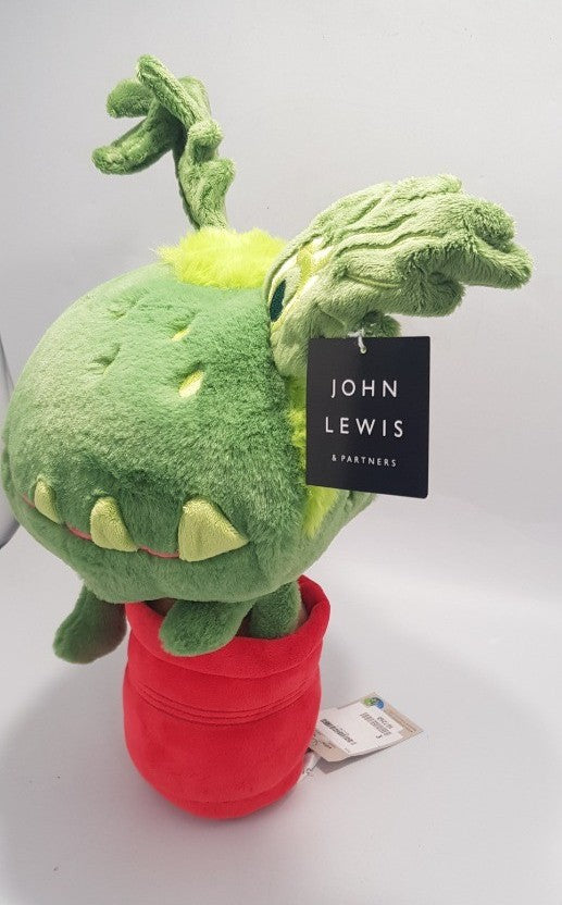 John Lewis Plush Plant/Venus Flytrap/Snapper Cuddly Toy 17"  - BNWT