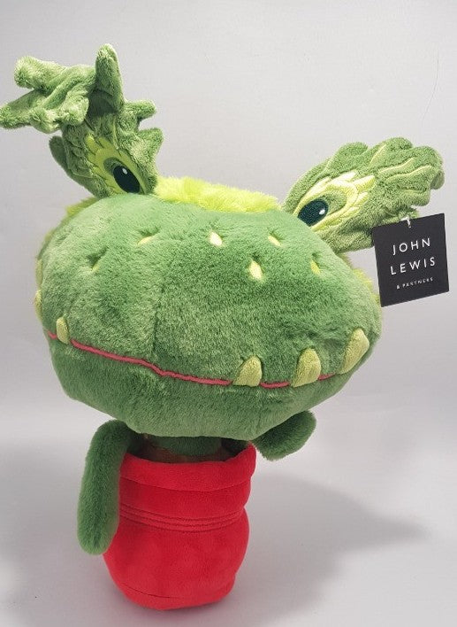 John Lewis Plush Plant/Venus Flytrap/Snapper Cuddly Toy 17"  - BNWT