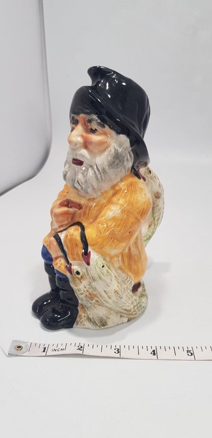 Shorter and Son Ltd Toby Jug 'The Fisherman' Genuine Staffordshire Hand Painted