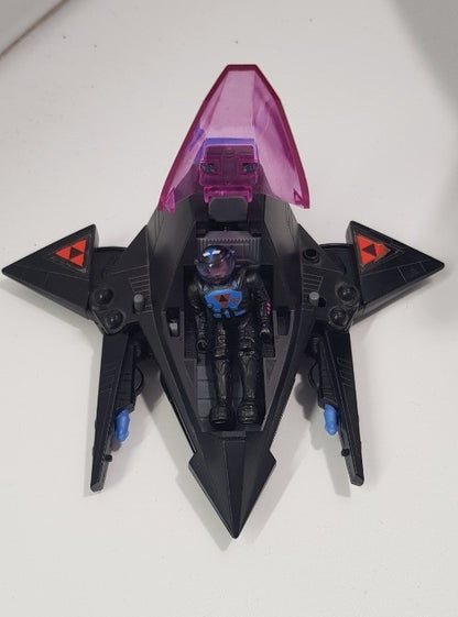 STARCOM 1986 Shadow BAT Vehicle with Major Klag Action Figure Plus x2 Shadow Parasite -  VGC