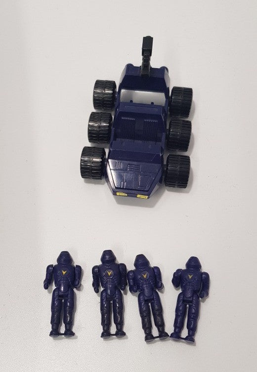 STARCOM 1986 Shadow BAT Vehicle with Major Klag Action Figure Plus x2 Shadow Parasite -  VGC