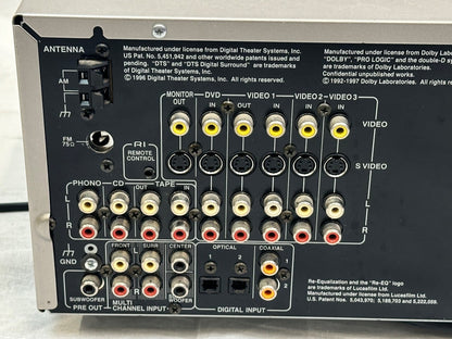 Onkyo TX-DS595 A/V Receiver Dolby Digital, DTS, Pro Logic II