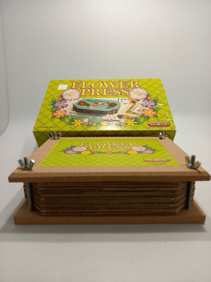 Spear's Games Vintage Flower Press in Original Box