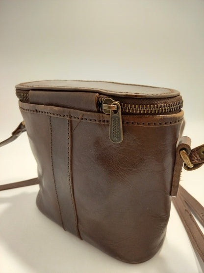 Bosboom Vintage Leather Crossbody Small Satchel - Natural Bag Collection