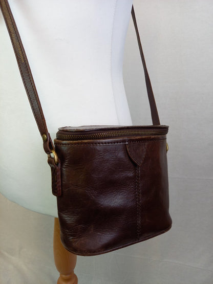 Bosboom Vintage Leather Crossbody Small Satchel - Natural Bag Collection