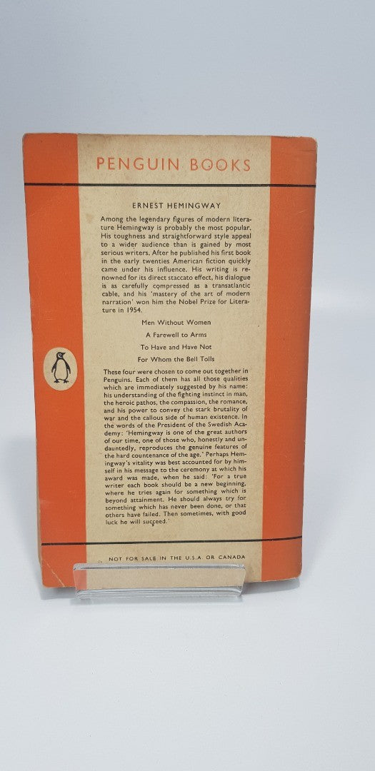 A Farewell To Arms Bodley Head Penguin paperback Book By Ernest Hemingway 1936