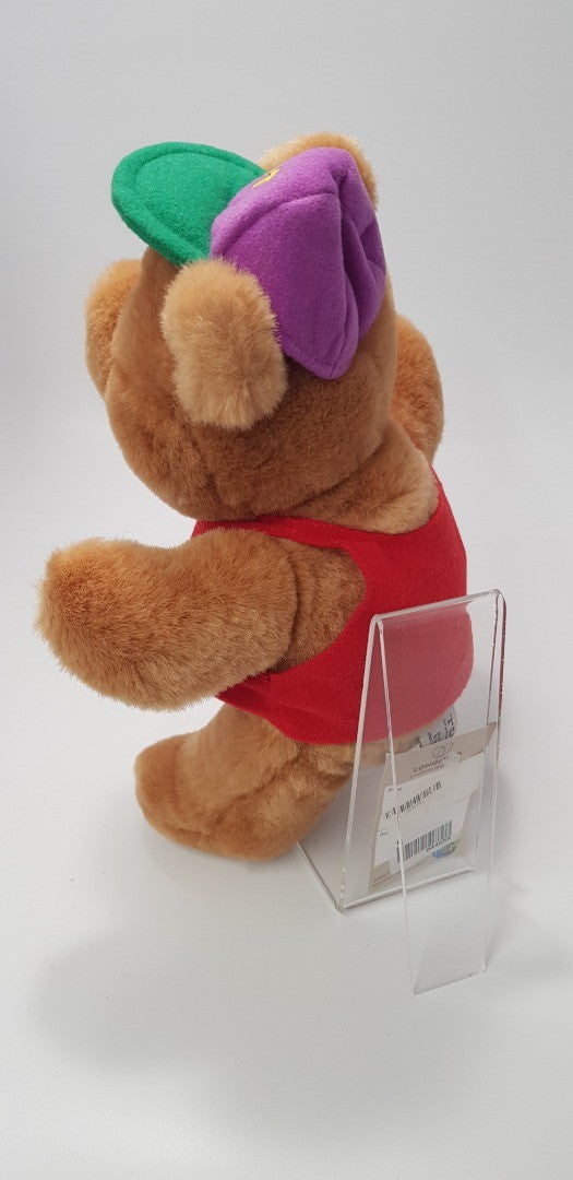 Vintage. RUSS. Golden Bear/Turbo Ted Plush 32cm Tall GC