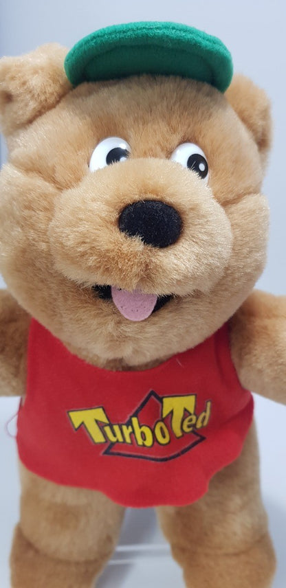 Vintage. RUSS. Golden Bear/Turbo Ted Plush 32cm Tall GC