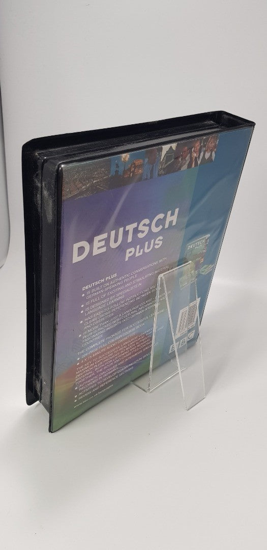 Vintage. BBC Deutsch Plus.  x4 x 75 minute Audio Cassette Tapes plus Course Book VGC