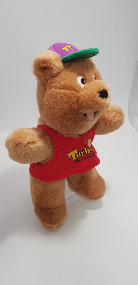 Vintage. RUSS. Golden Bear/Turbo Ted Plush 32cm Tall GC