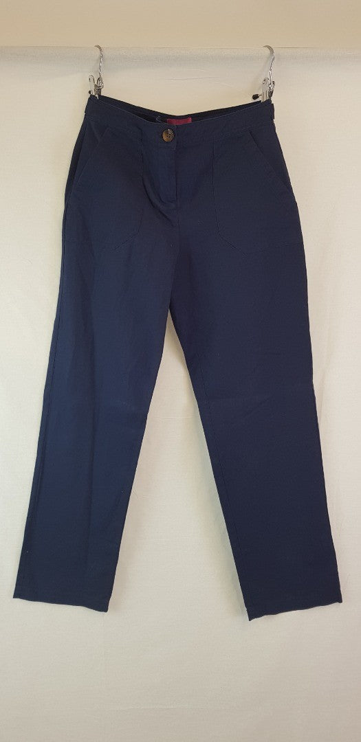 Joules Size 10 Lindy Navy Trousers BNWT