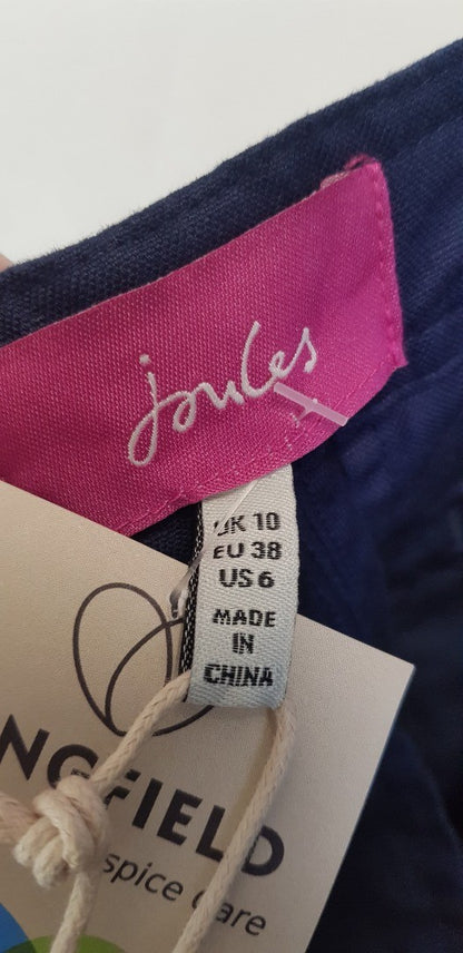 Joules Size 10 Lindy Navy Trousers BNWT