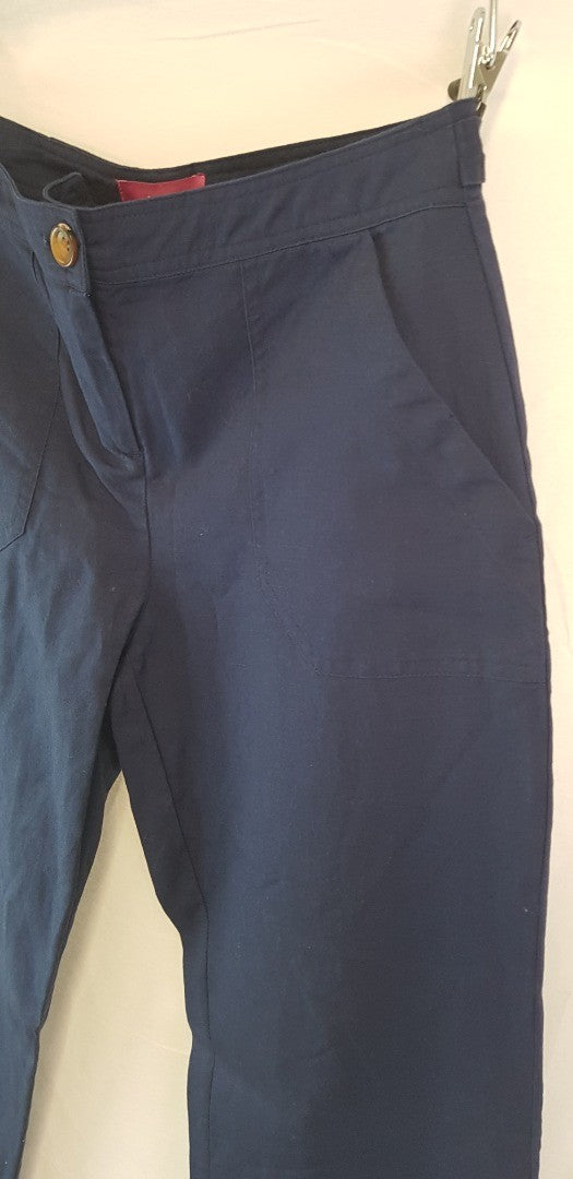 Joules Size 10 Lindy Navy Trousers BNWT