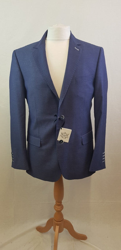 Jiggler Lord Berlue Jacket. Blue with floral lining. Size 40R BNWT (missing buttons)