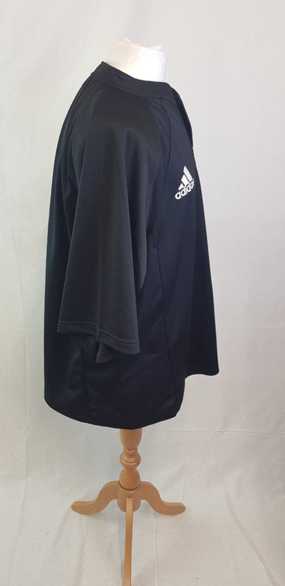 Adidas All Blacks Mens Short Sleeved Jersey Size XL VGC