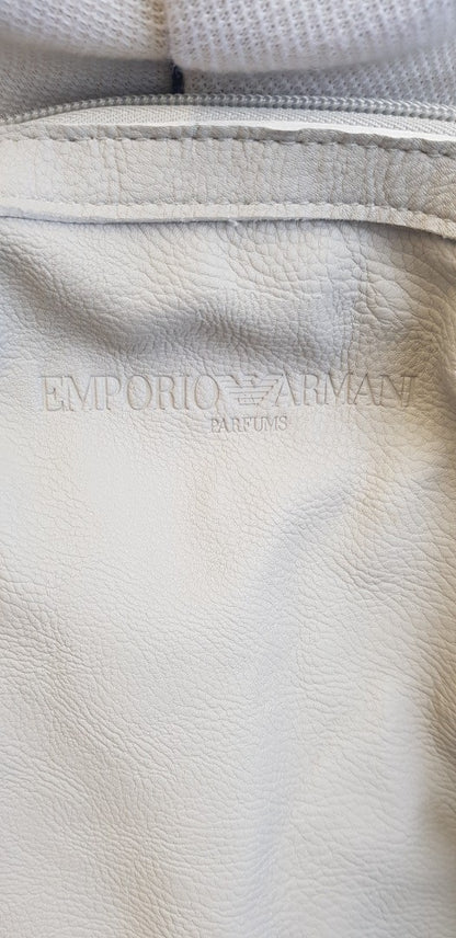 Emporio Armani Grey Faux Leather Handbag VGC