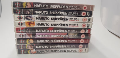 Naruto Shippuden Box Set Selection x9 DVD Bundle VGC