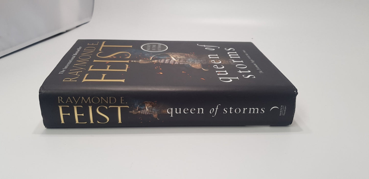 Queen of Storms by Raymond E. Feist - Signed 1st Edition/Print VGC