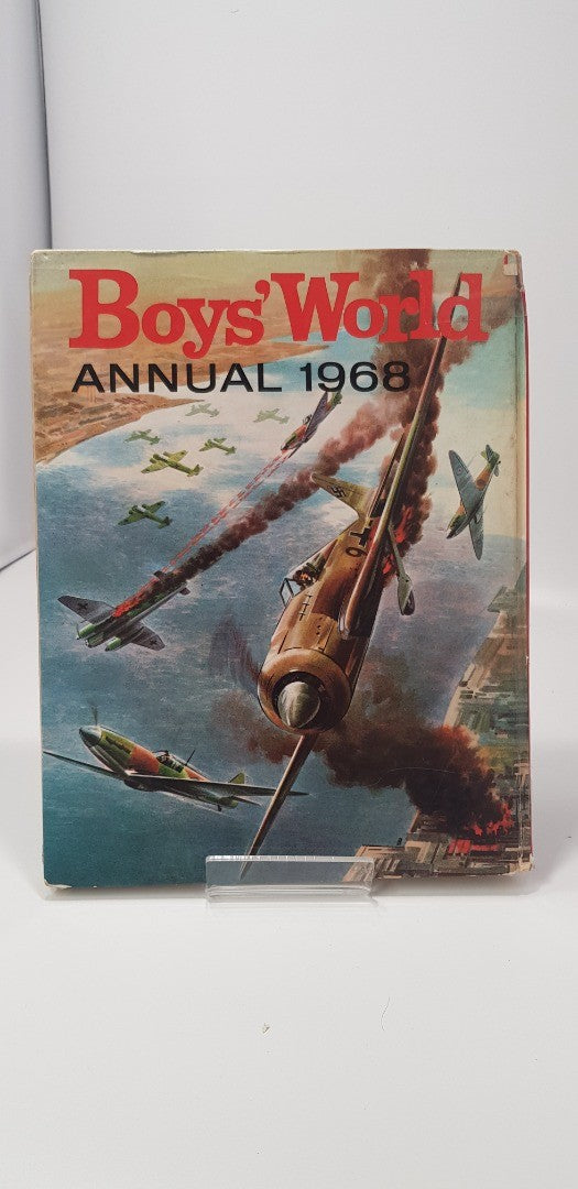 Boys World Annual 1968 Hardback in Good Condition