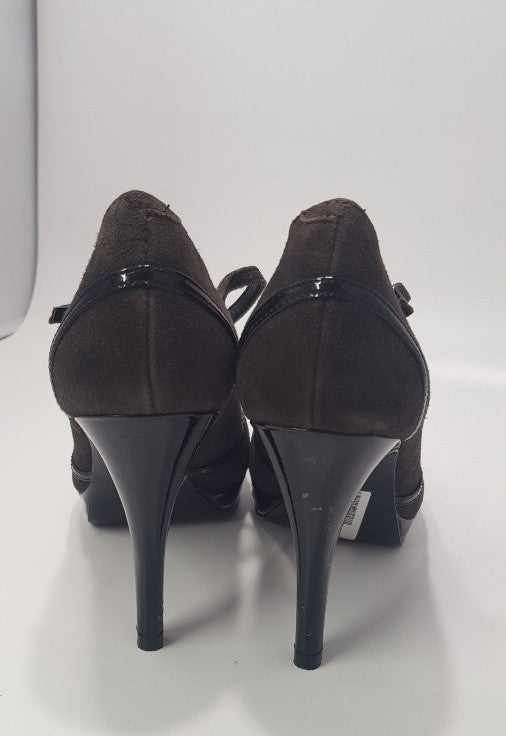 Autograph Brown & Black Heels Size 4 Brand New with defects/Storage Marks on heels
