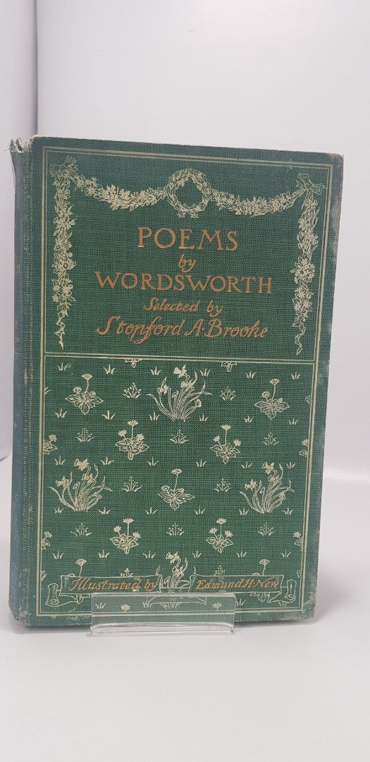 Poems by Wordsworth selected by Stopford A Brook 1907 GC