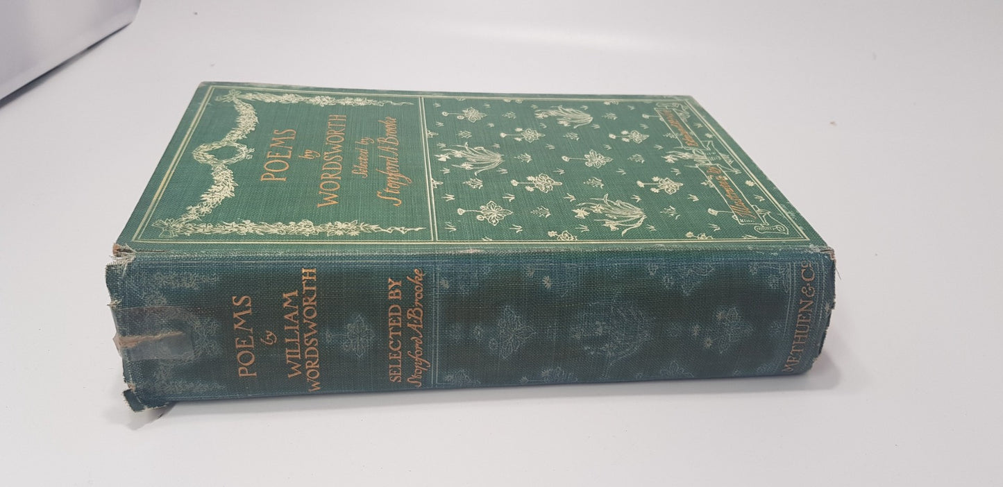 Poems by Wordsworth selected by Stopford A Brook 1907 GC