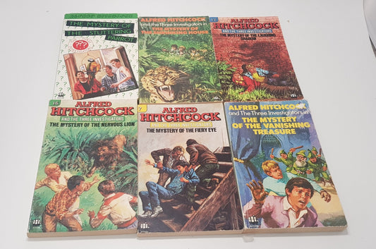 Vintage Alfred Hitchcock - The Mystery of...  x 6 Paperbacks GC