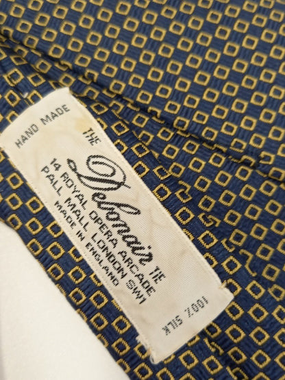 The Debonair Tie Vintage 100% Silk Geometric Tie