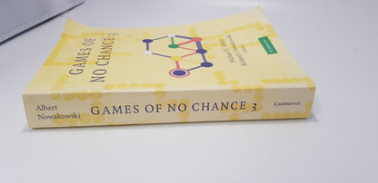 Games of No Chance 3 Michael H Albert Richard Nowakowski VGC