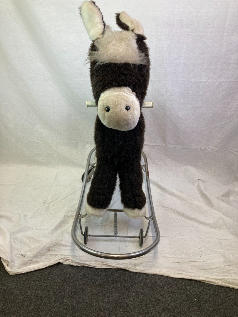 Nounours Vintage Rocking Horse / Donkey, with Wheels